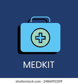 medkit colored icon vector design good for web or mobile app