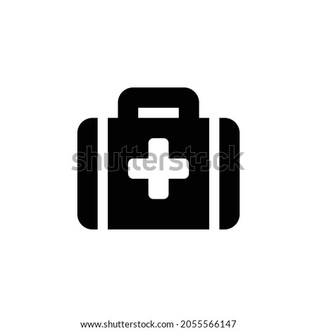 medkit Icon. Flat style design isolated on white background. Vector illustration