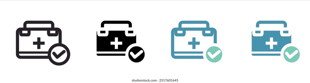 Ícone Medkit para tema de hospital.
