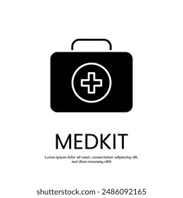 medkit solid icon vector design good for web or mobile app