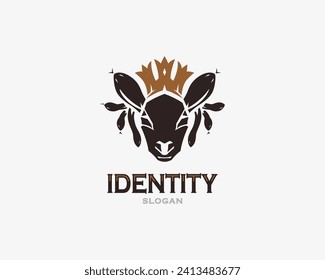 medusa deer logo,Elegant and unique