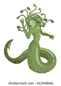 medusa gorgon mythological greek roman snake woman monster