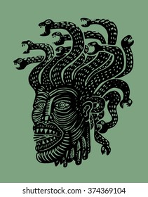 Medusa head