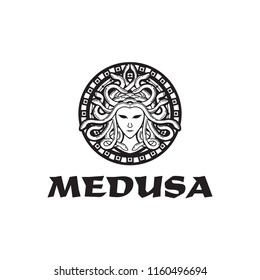 Medusa Logo Concept Stock Vector (Royalty Free) 1160496694 | Shutterstock