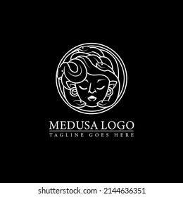 medusa logo consept vector illustration design