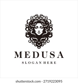 Medusa logo elemento de diseño Vector Plantilla