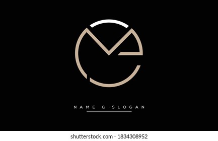 ME,EM ,M ,E  Abstract Letters Logo Monogram