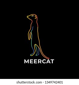 Meercat vector logo