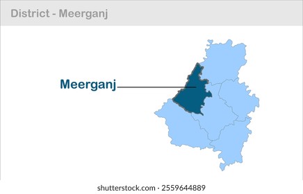 Meerganj sub-district map, Bareilly District, Uttar Pradesh State, Republic of India, Government of  Uttar Pradesh, Indian territory, Eastern India, politics, village, tourism