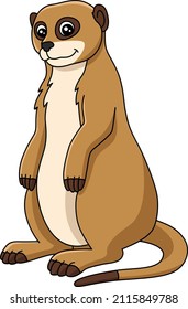 Meerkat Cartoon Clipart Vector Illustration