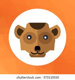 Meerkat head icon