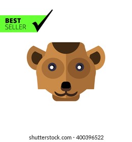 Meerkat head icon