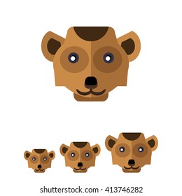 Meerkat head icon
