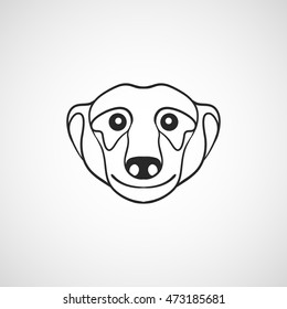 meerkat logo vector icon design