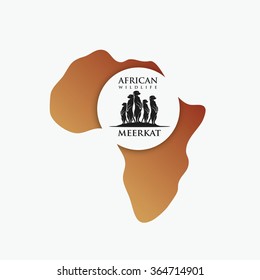 Meerkat - vector illustration