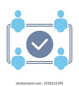 ícone atender à linha de conceito. Ilustração de elemento simples. encontrar design de símbolo de esboço de conceito.