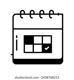 Meet Deadline icon vector strock illustration