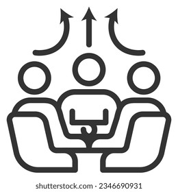 conocer elementos de diseño de vectores de línea de iconos pictogramas logotipo de fogones e infografías 
