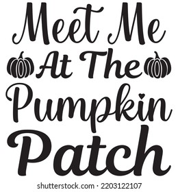 meet me at the pumpkin patch