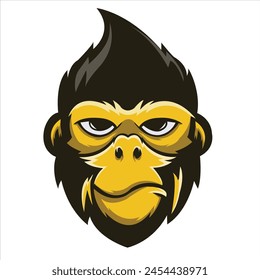 Meet our playful Monkey Illustration, a whimsical addition to any project! 