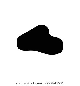 Treffen Steak Silhouette Symbol Vektor flaches Design.