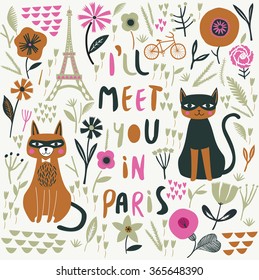 I'll Meet You In Paris. Print Design