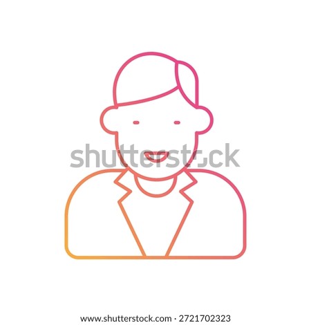 Meeting Breakout Room Icon vector stock illustration