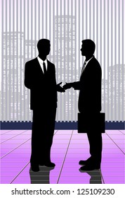 meeting of businessmen