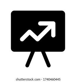 meeting chart  icon vector illustration