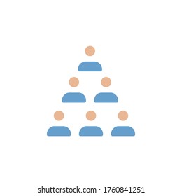 Meeting colored icon. Simple colored element illustration. Meeting concept symbol design from Business strategy set. Can be used for web and mobile