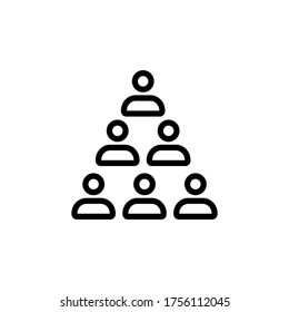 Meeting concept line icon. Simple element illustration. Meeting concept outline symbol design from Business strategy set. Can be used for web and mobile