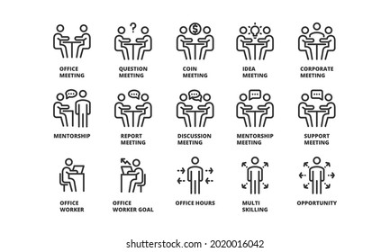 12,814 Meeting progress icon Images, Stock Photos & Vectors | Shutterstock