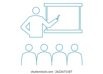 Meeting glyph solid icons collection. Containing business, training, seminar, teamwork, workshop. For website marketing design, logo, app, template, ui. raining icon, workshop linear sign. EPS 10. 