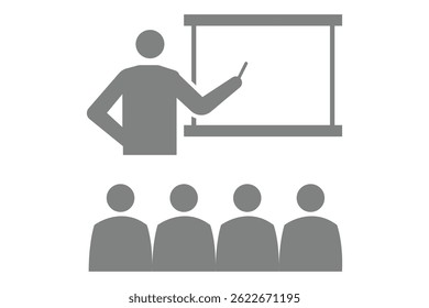 Meeting glyph solid icons collection. Containing business, training, seminar, teamwork, workshop. For website marketing design, logo, app, template, ui. raining icon, workshop linear sign. EPS 10. 