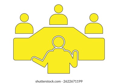 Colección de iconos sólidos de glifo de reunión. Contiene negocios, capacitación, seminario, trabajo en equipo, taller. Para el diseño de marketing de Sitio web, logotipo, App, Plantilla, ui. Icono de lluvia, letrero lineal de taller. EPS 10. 