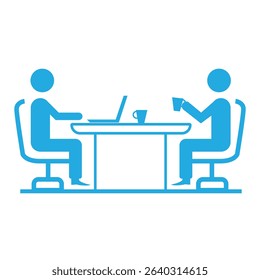 Meeting glyph solid icons collection. Containing business, training, seminar, teamwork, workshop. For website marketing design, logo, app, template, ui, etc. Vector illustration.