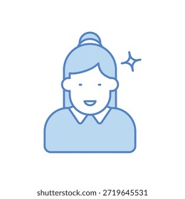 Icono de anfitrión de reunión Vector ilustración de stock
