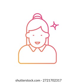 Ilustração de estoque vetorial do ícone do host de reunião