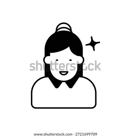 Meeting Host Icon vector stock illustration