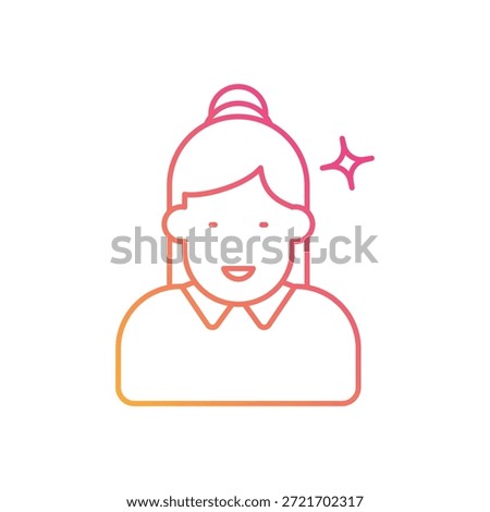 Meeting Host Icon vector stock illustration