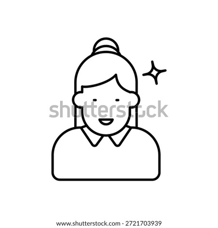 Meeting Host Icon vector stock illustration