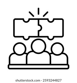 Meeting Icon Element For Design