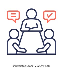 Meeting Icon Element for Design