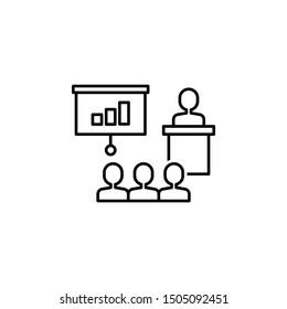 Meeting icon. Element of interview icon