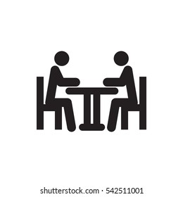 meeting icon illustration isolated vector sign symbol