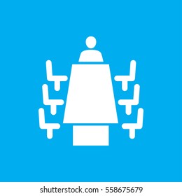 meeting icon illustration isolated vector sign symbol