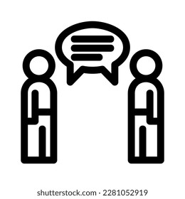 meeting icon or logo isolated sign symbol vector illustration - high quality black style vector icons
