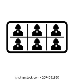 meeting icon set, online meeting icon set vector sign symbol