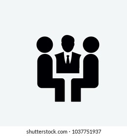 meeting icon vector