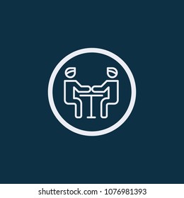 Meeting icon vector